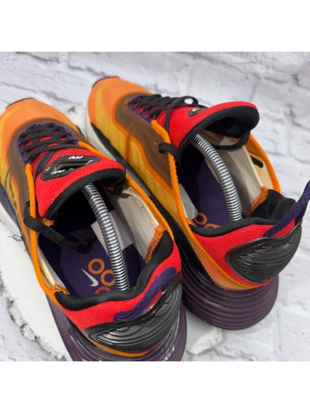 Nike Air Max 2090 Magma Orange Purple Men's Running Shoes BV9977-800 Size 11.5